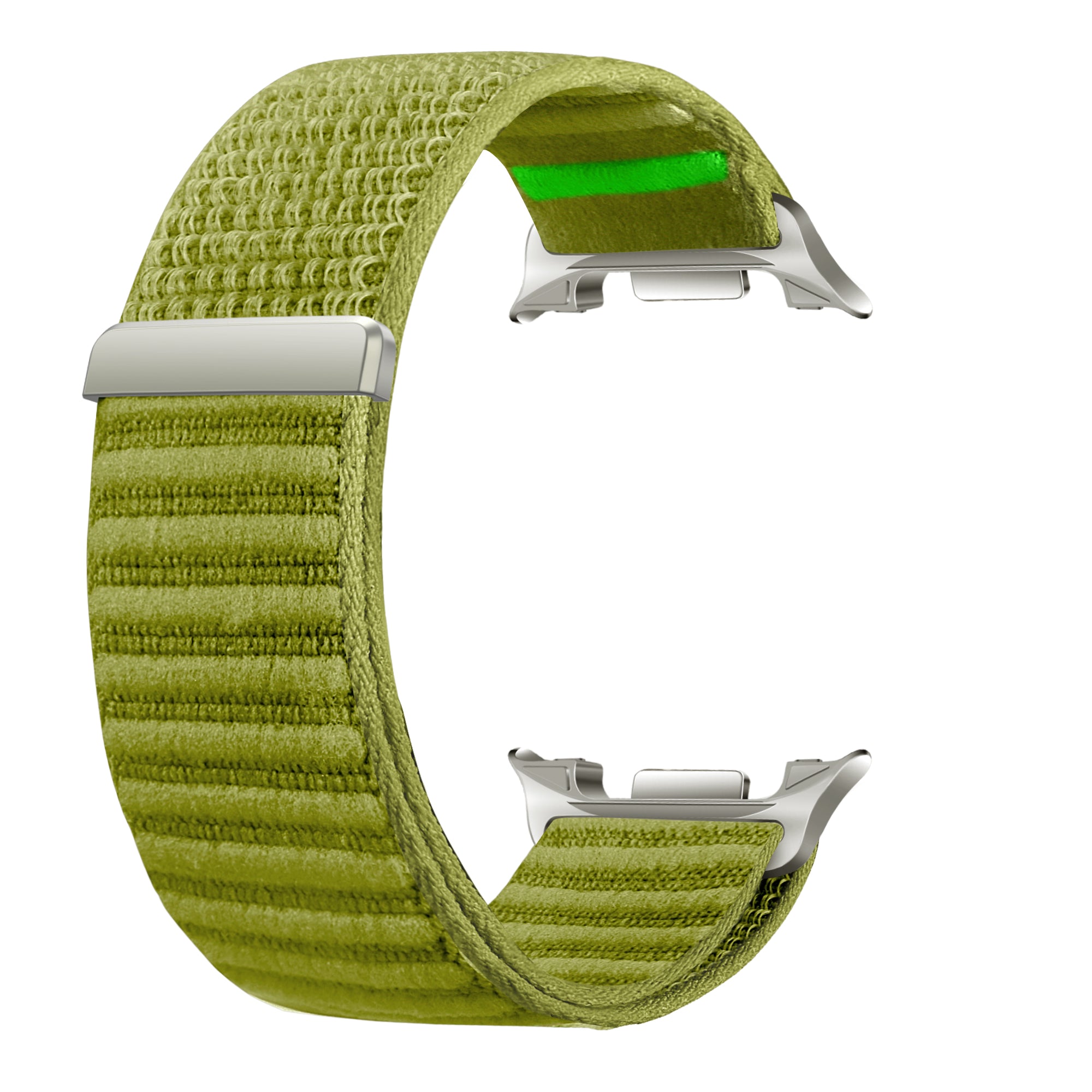 Samsung Galaxy Watch 8 - 44mm Wave Nylon Strap (Field Green)