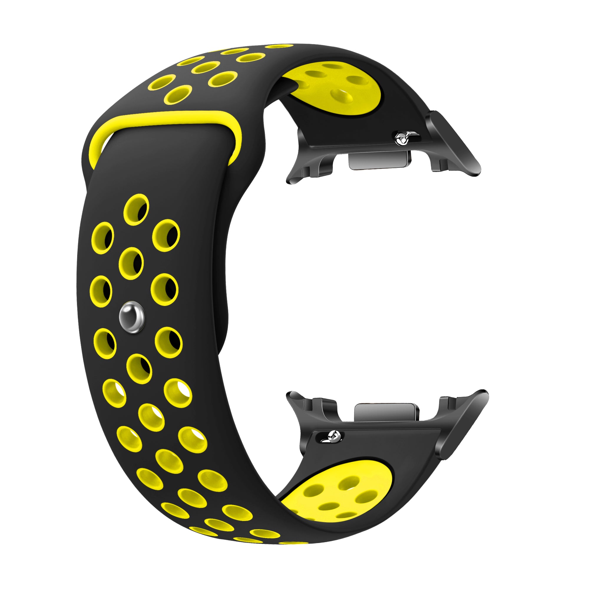 Bracelet sport Samsung Galaxy Watch 9 - 40mm (noir/jaune)