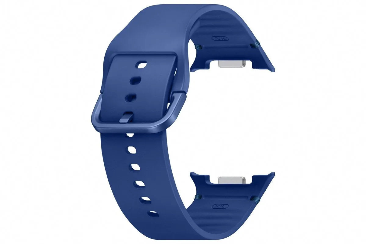 Silicone Sport Strap, navy blue, without a watch, 3/4 front view