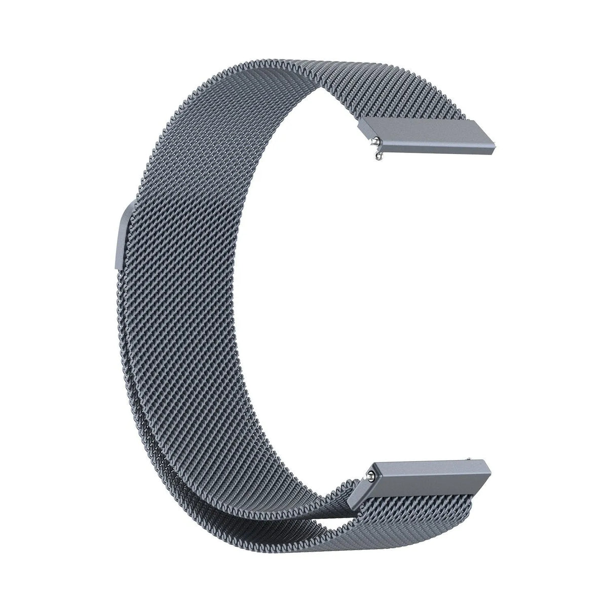 Milanese Strap, space grey, without a watch, 3/4 front view