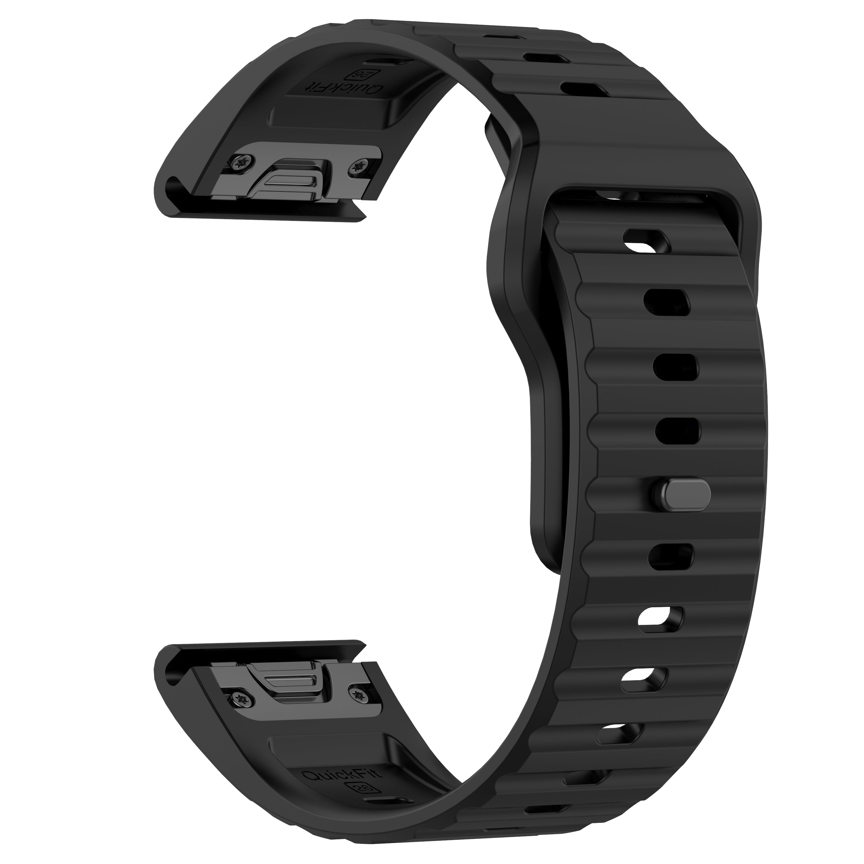Bracelet silicone outdoor Garmin Tactix 7 Pro (noir)