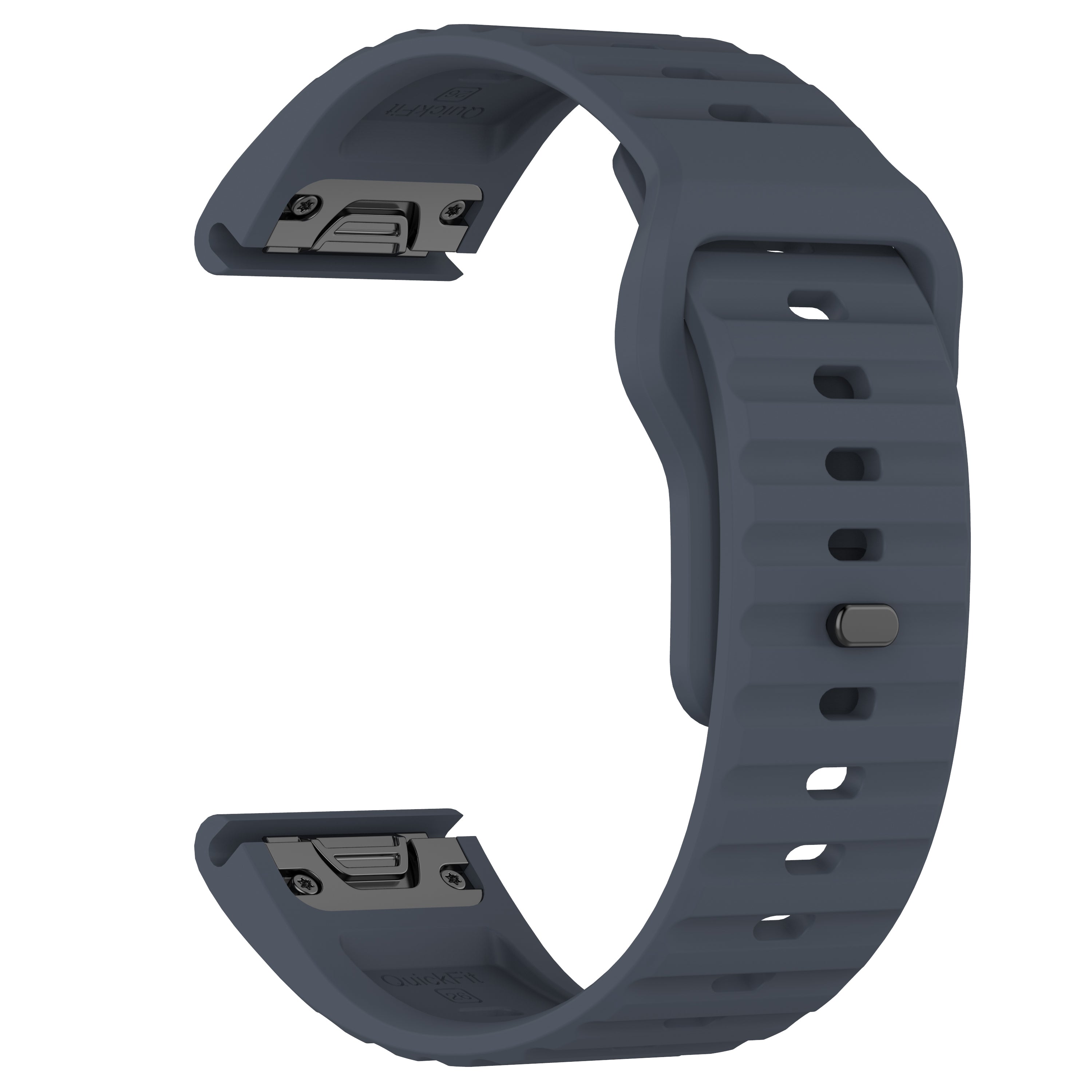 Bracelet silicone Outdoor Garmin MARQ (gris/bleu)