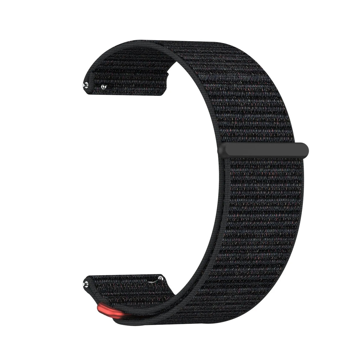 Nylon Strap, black, without a watch, 3/4 front view