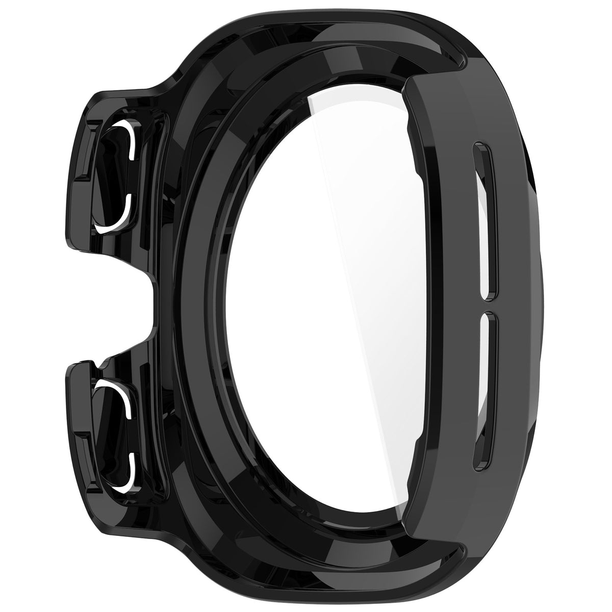Coque rigide avec verre Samsung Galaxy Watch Ultra 2 (noir)