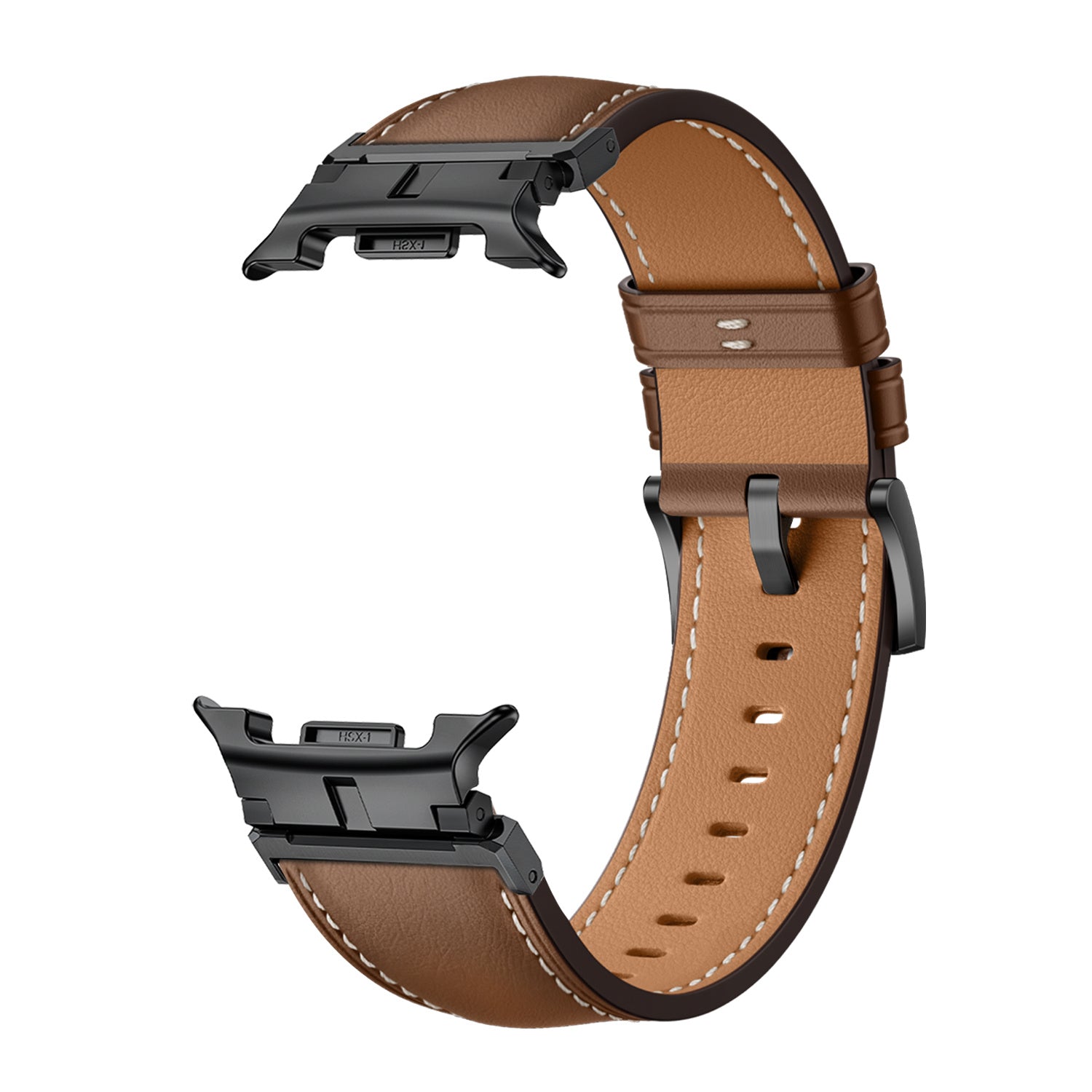 Bracelet cuir premium Samsung Galaxy Watch 9 - 40mm (marron)