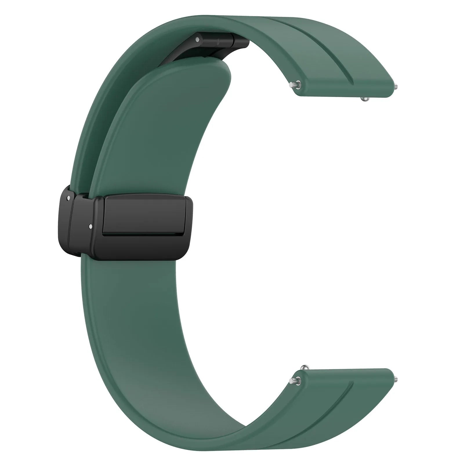 Bracelet silicone avec boucle Amazfit Bip 3 (Pro) (vert foncé)