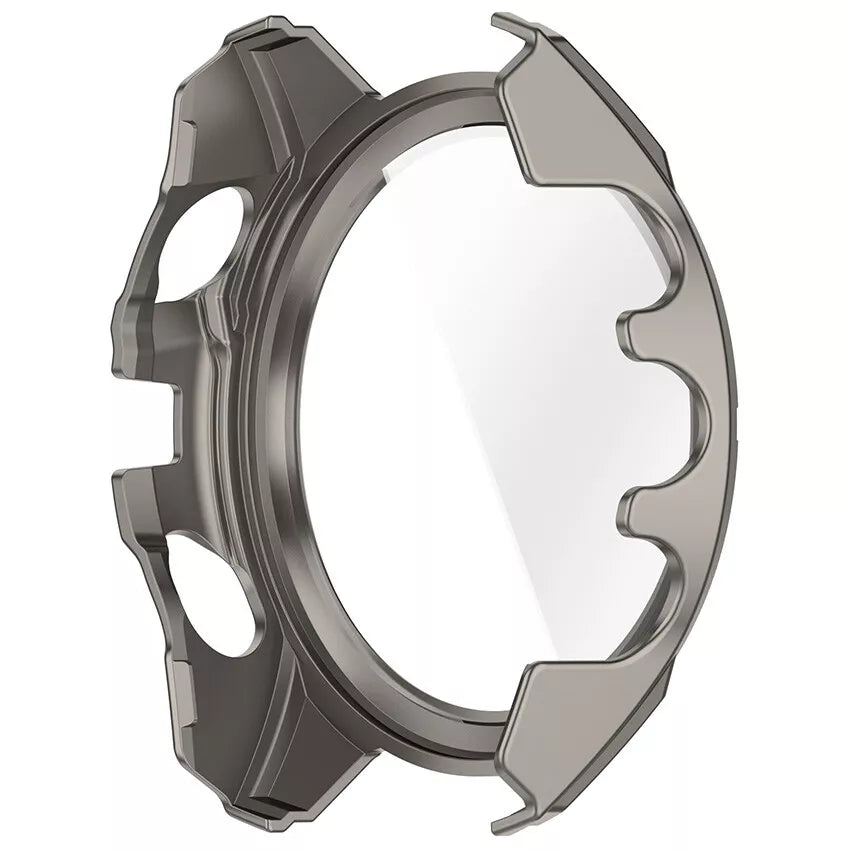 Coque rigide avec verre Garmin Fenix 8 - 51mm AMOLED (titane/bleu)