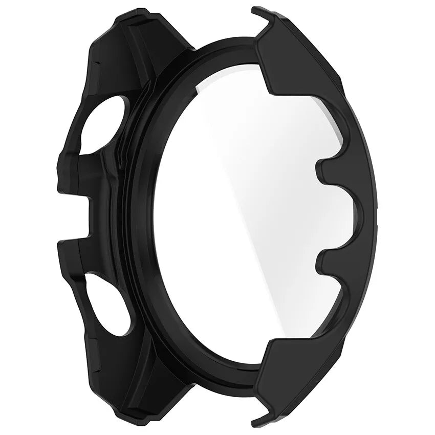 Coque rigide avec verre Garmin Fenix 8 - 47mm SOLAR (noir/rouge)