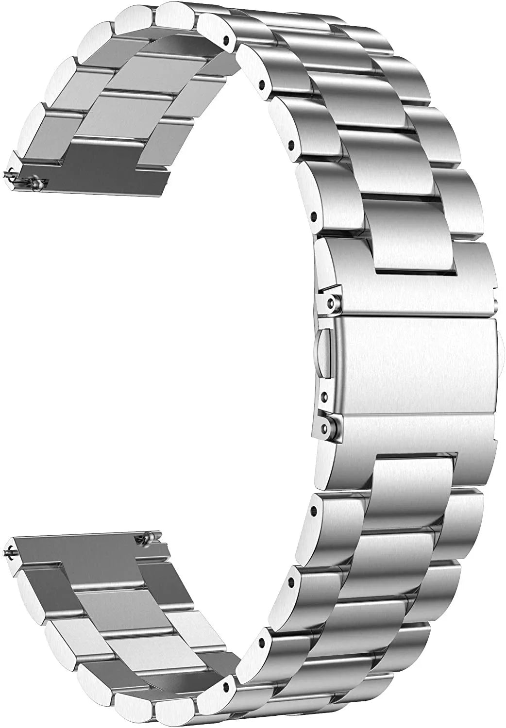 Steel Strap, silver, without a watch, 3/4 front view