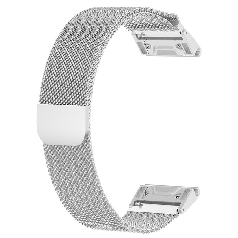 Bracelet Milanais Garmin Tactix 8 - 51mm (argent)