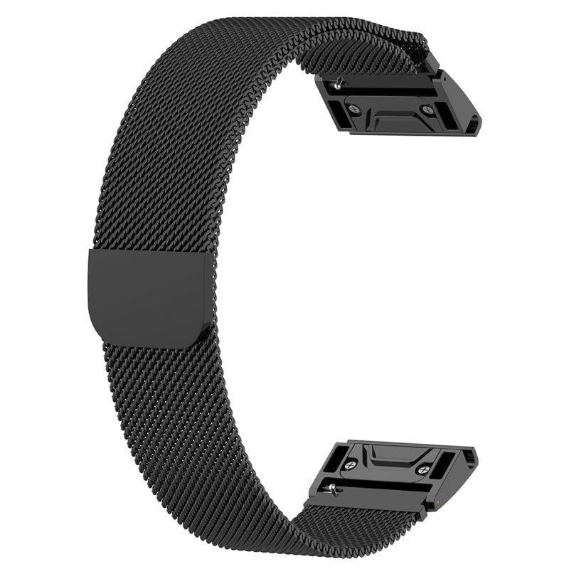 Bracelet Milanais Garmin Tactix 8 - 51mm (noir)