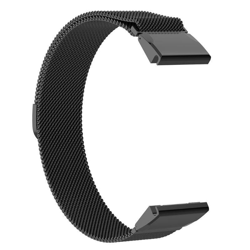 Bracelet Milanais Garmin Tactix 8 - 51mm (noir)