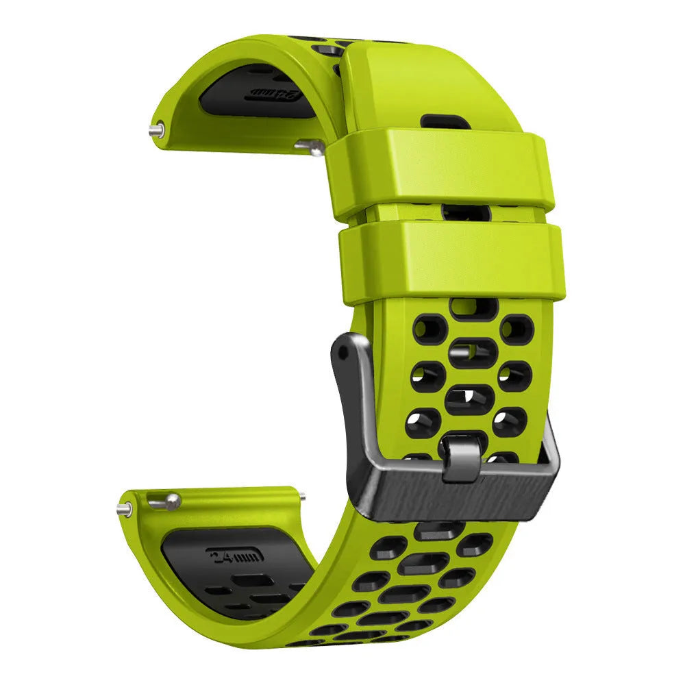 Bracelet sport avec boucle TicWatch Pro 5 Enduro (lime/noir)