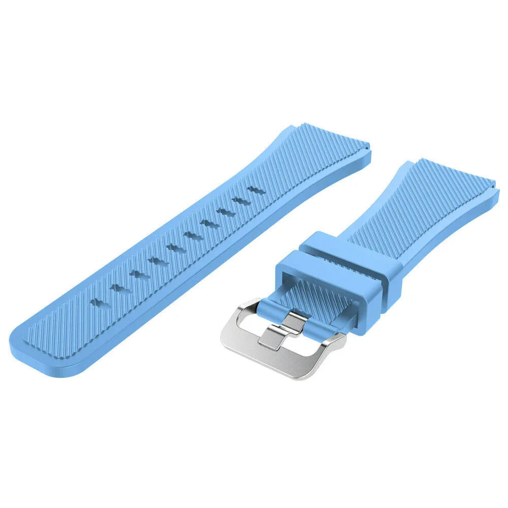Twill Silicone Strap, without a watch, 3/4 front view