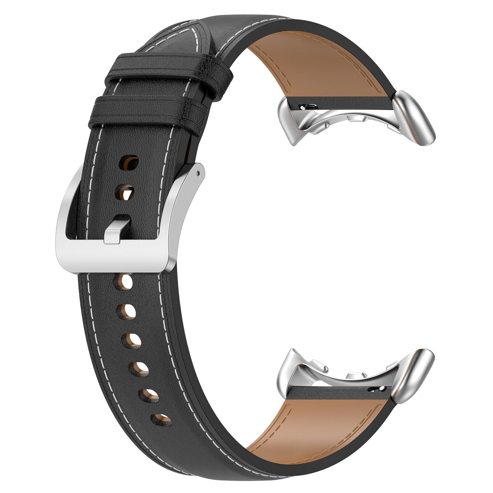 Bracelet cuir Google Pixel Watch 4 - 41mm (noir)