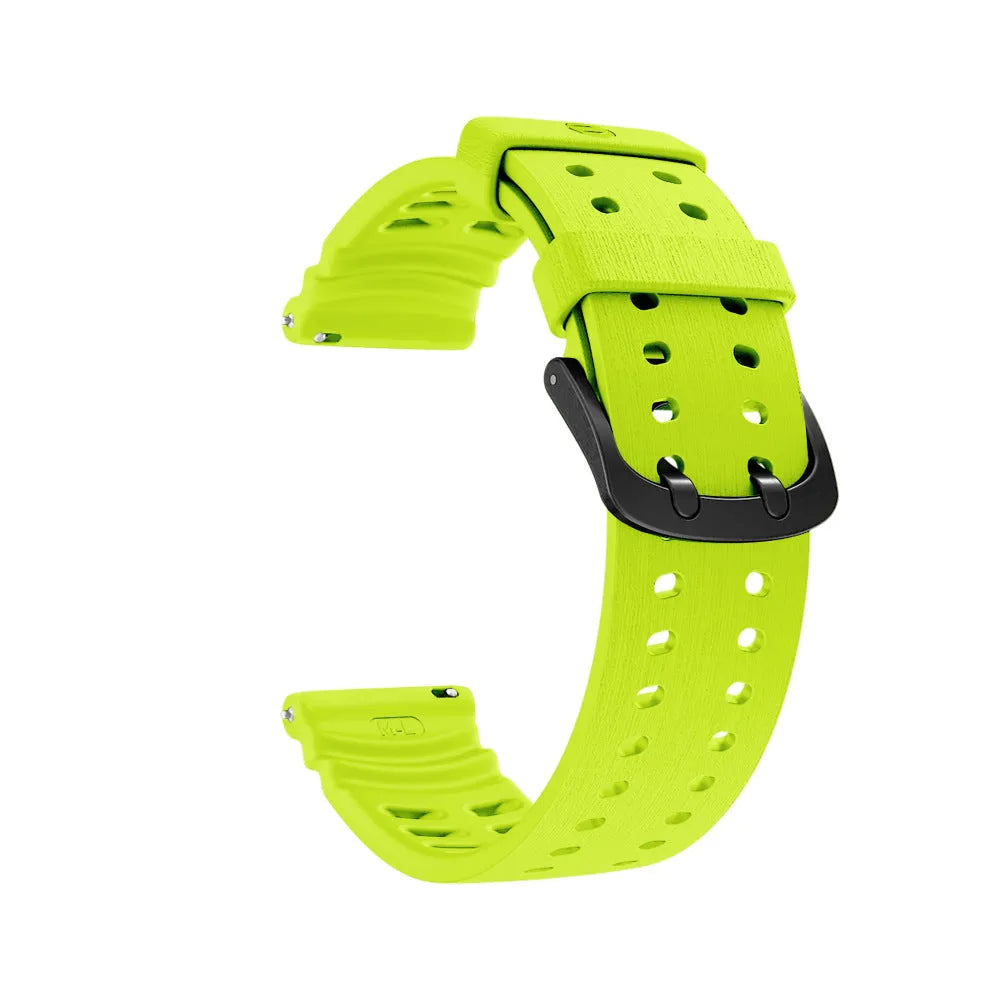 Bracelet silicone grain Polar Grit X2 Pro (citron vert)