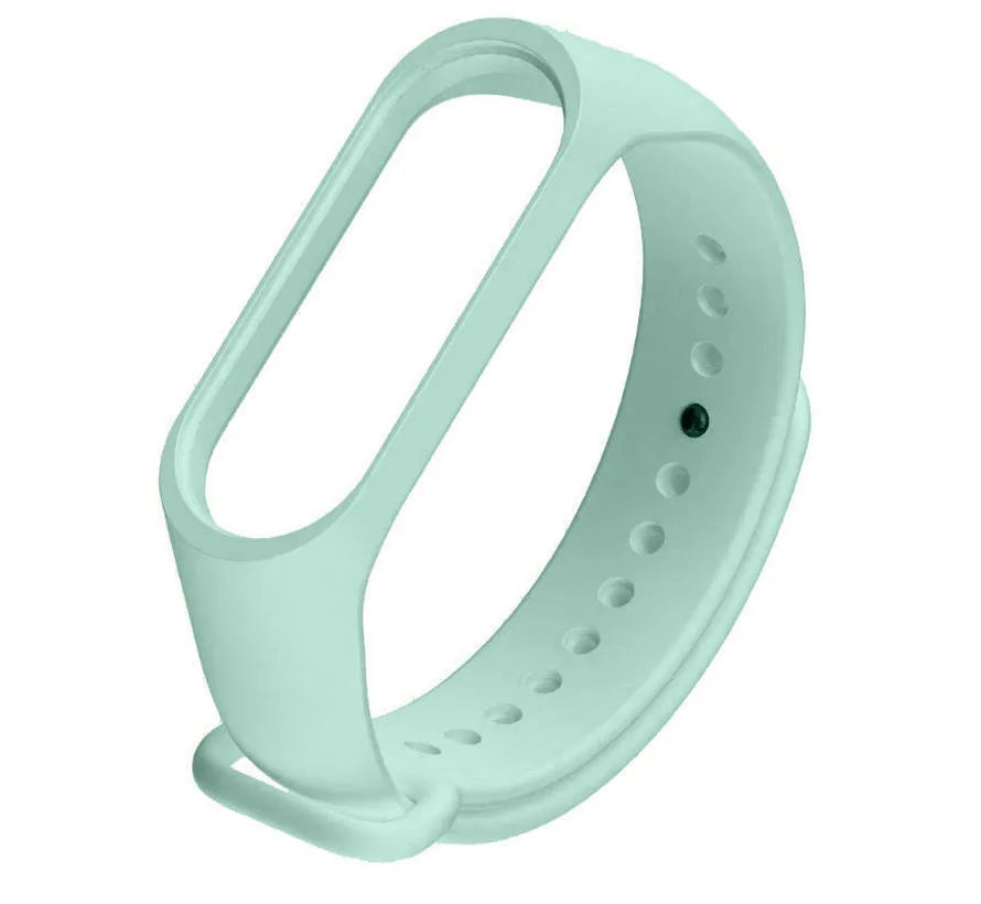 Silicone Strap, light blue, without a watch, 3/4 front view