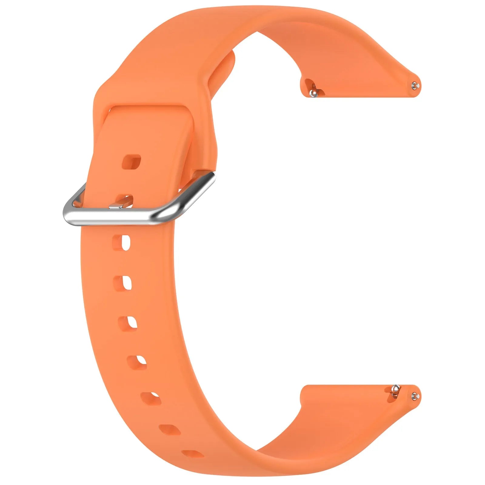 Bracelet silicone avec boucle TicWatch Pro 5 Enduro (orange)