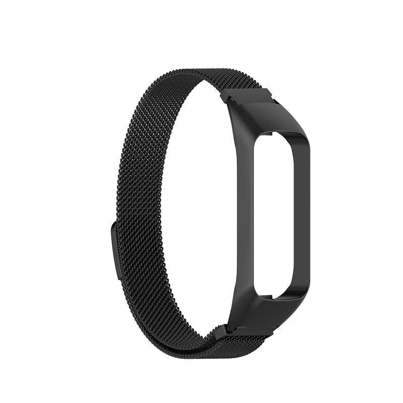 Milanese Strap, black, without a watch, 3/4 front view