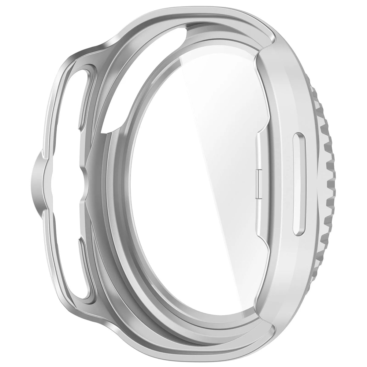 Coque rigide avec verre Samsung Galaxy Watch 8 Classic (argent)