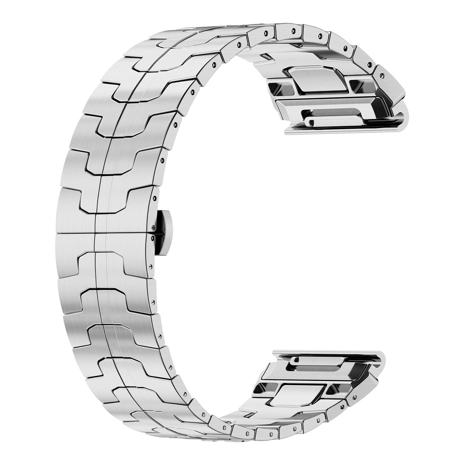 Garmin Tactix 7 Steel 'Iron' Strap (Silver)