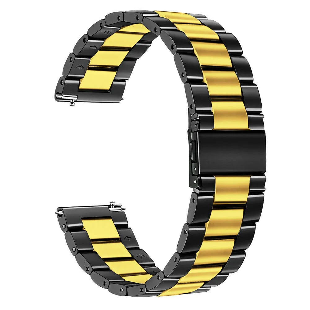 Bracelet acier Amazfit GTR Mini (noir/or)