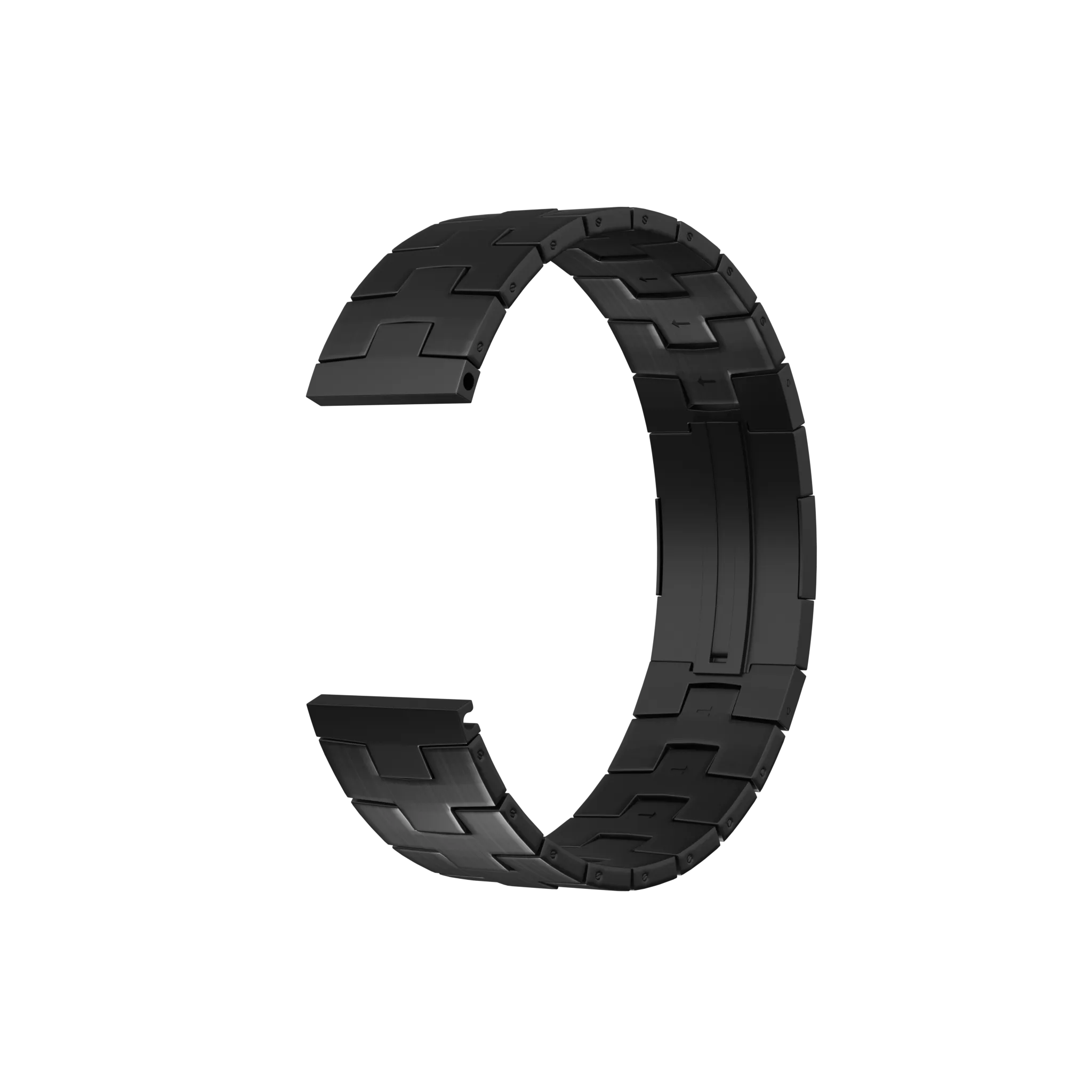 Bracelet titane granulaire Huawei Watch GT 5 - 46mm - cierre plano (graphite)