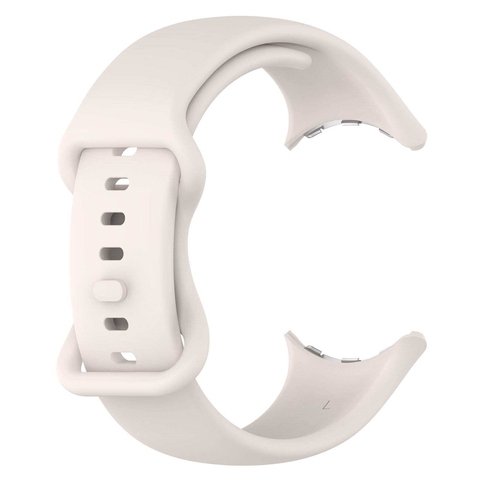 Bracelet silicone Google Pixel Watch 3 - 41mm Classic (blanc opaque)