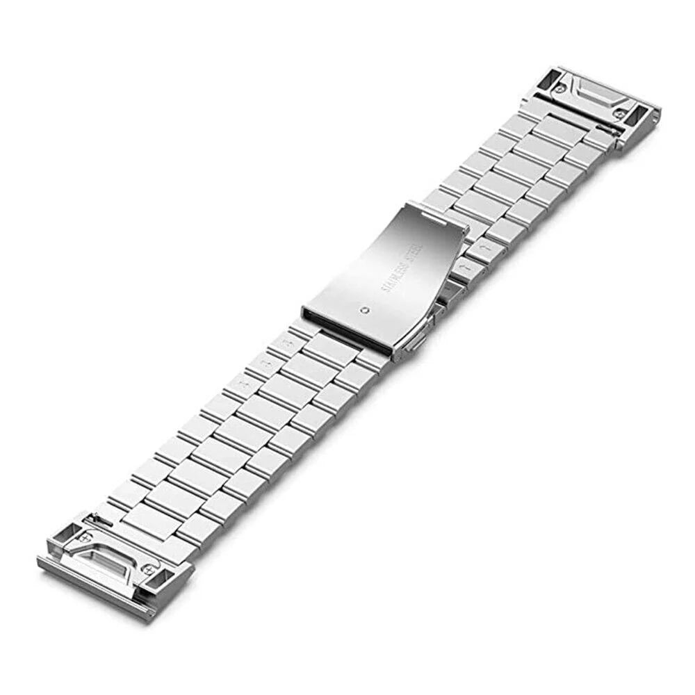 Bracelet acier Garmin Epix Gen 2 (argent)