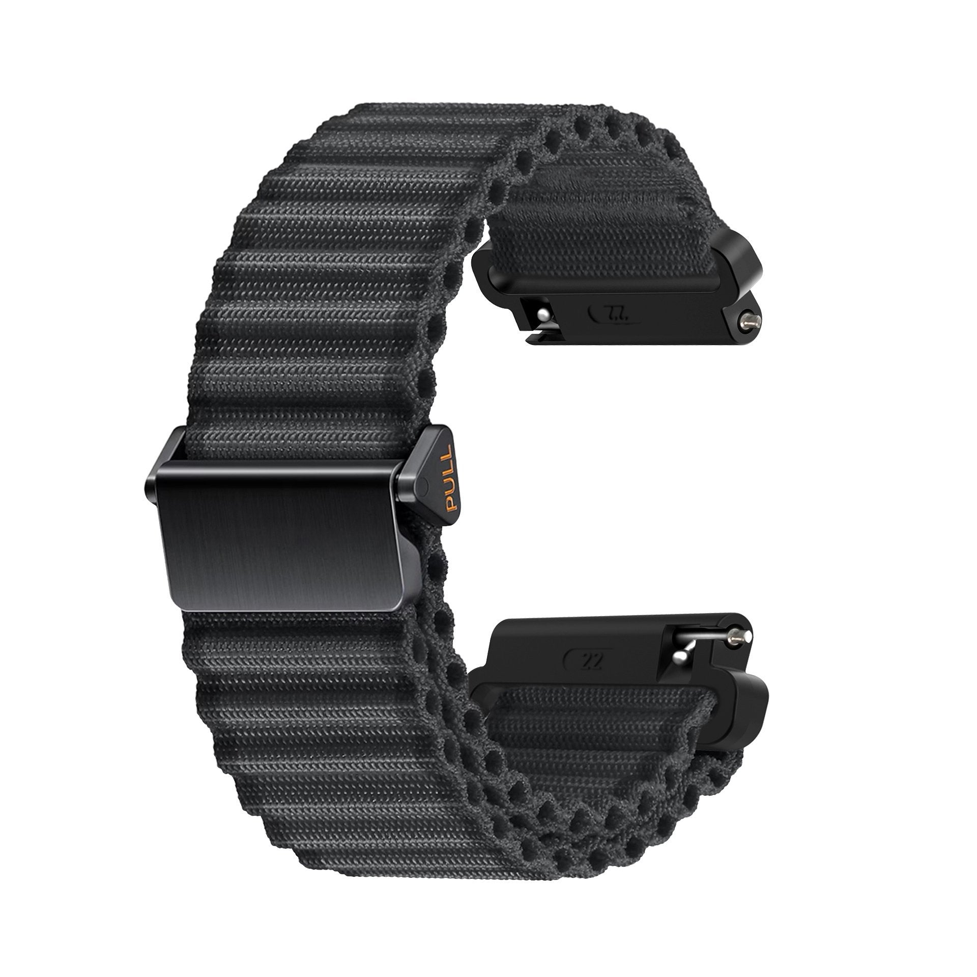 Bracelet nylon Outdoor Huawei Watch GT 5 46mm (noir)