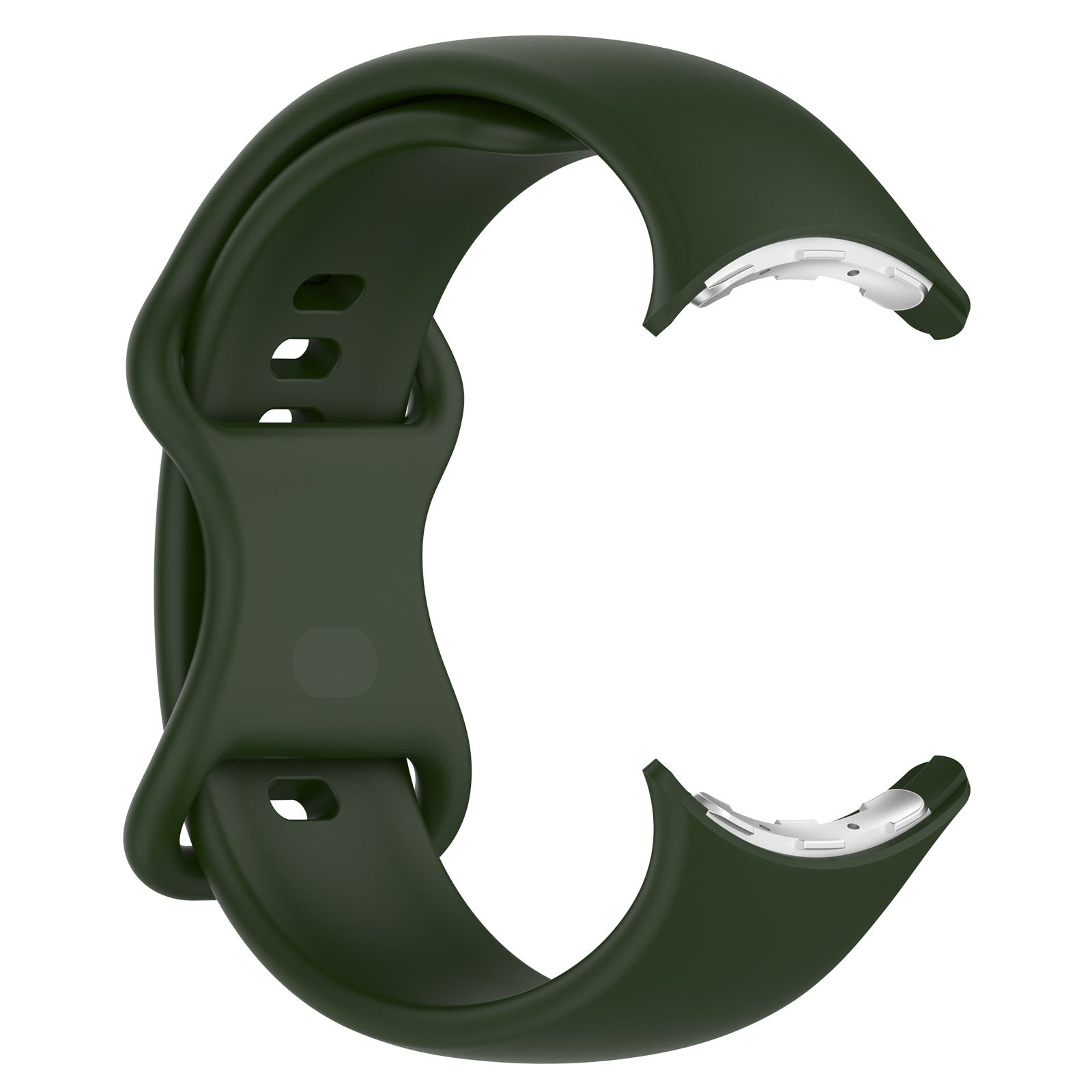 Bracelet silicone classique Google Pixel Watch 4 - 45mm (vert foncé)