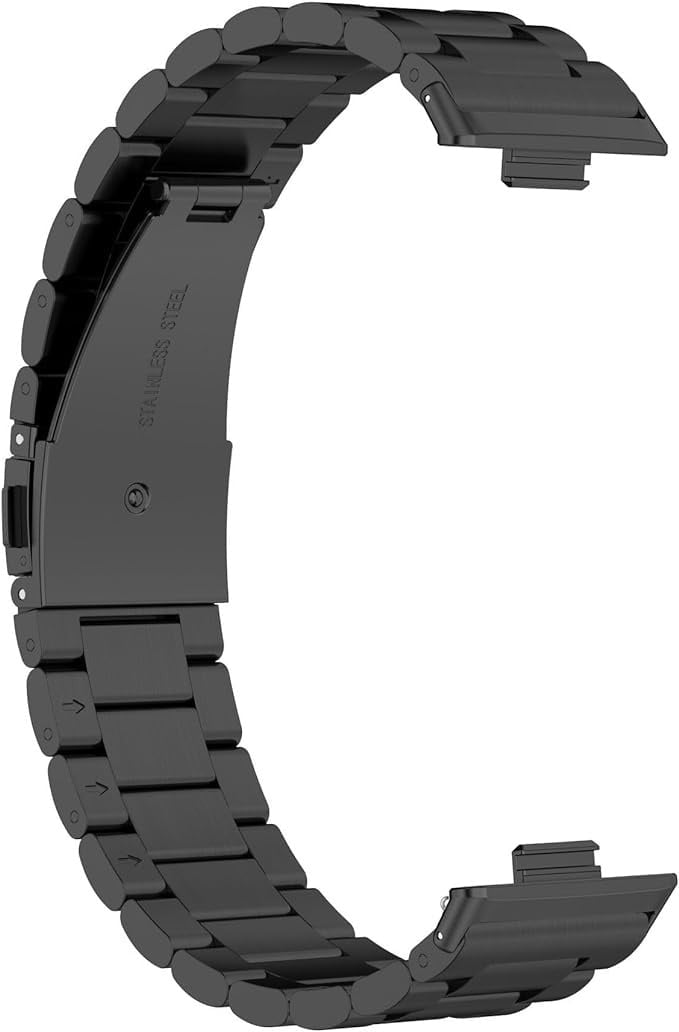 Bracelet acier Huawei Watch Fit 4 Pro (noir)