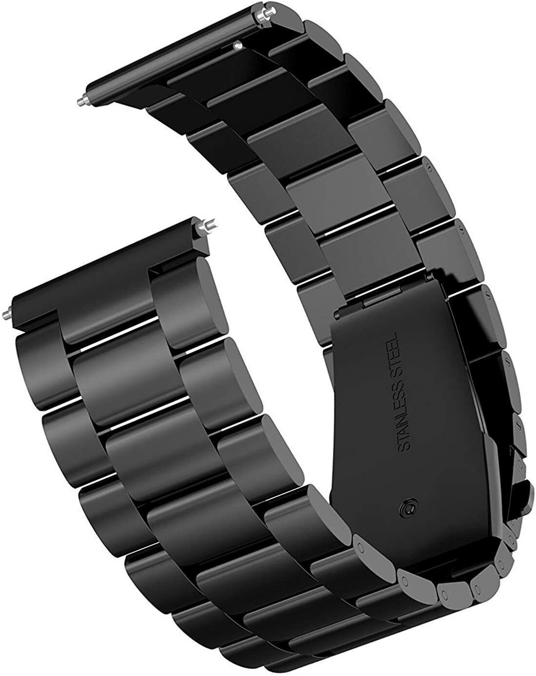 Garmin Forerunner 255 Steel Strap (Black)