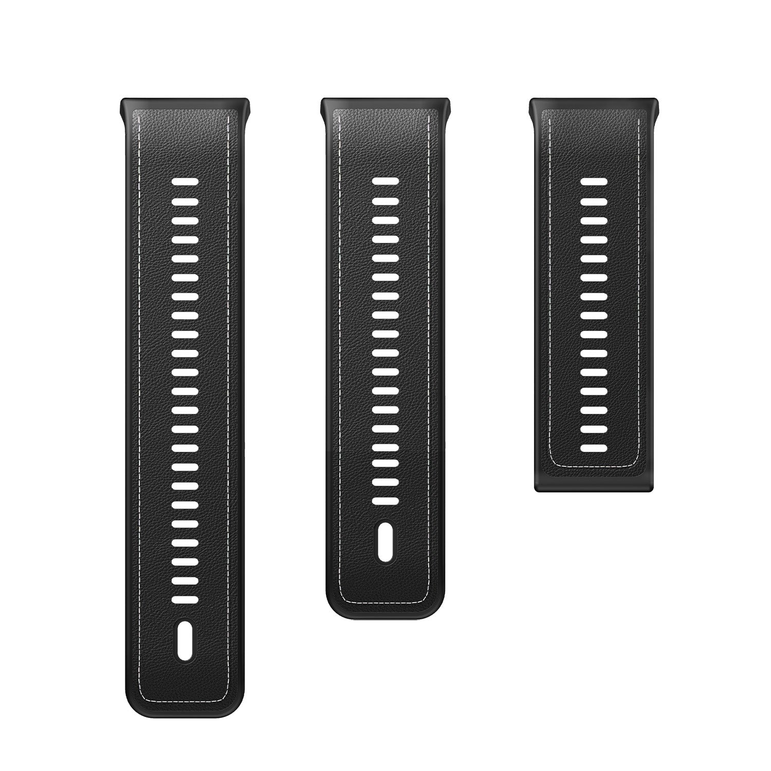 Bracelet cuir hybride Huawei Watch D2 (noir)