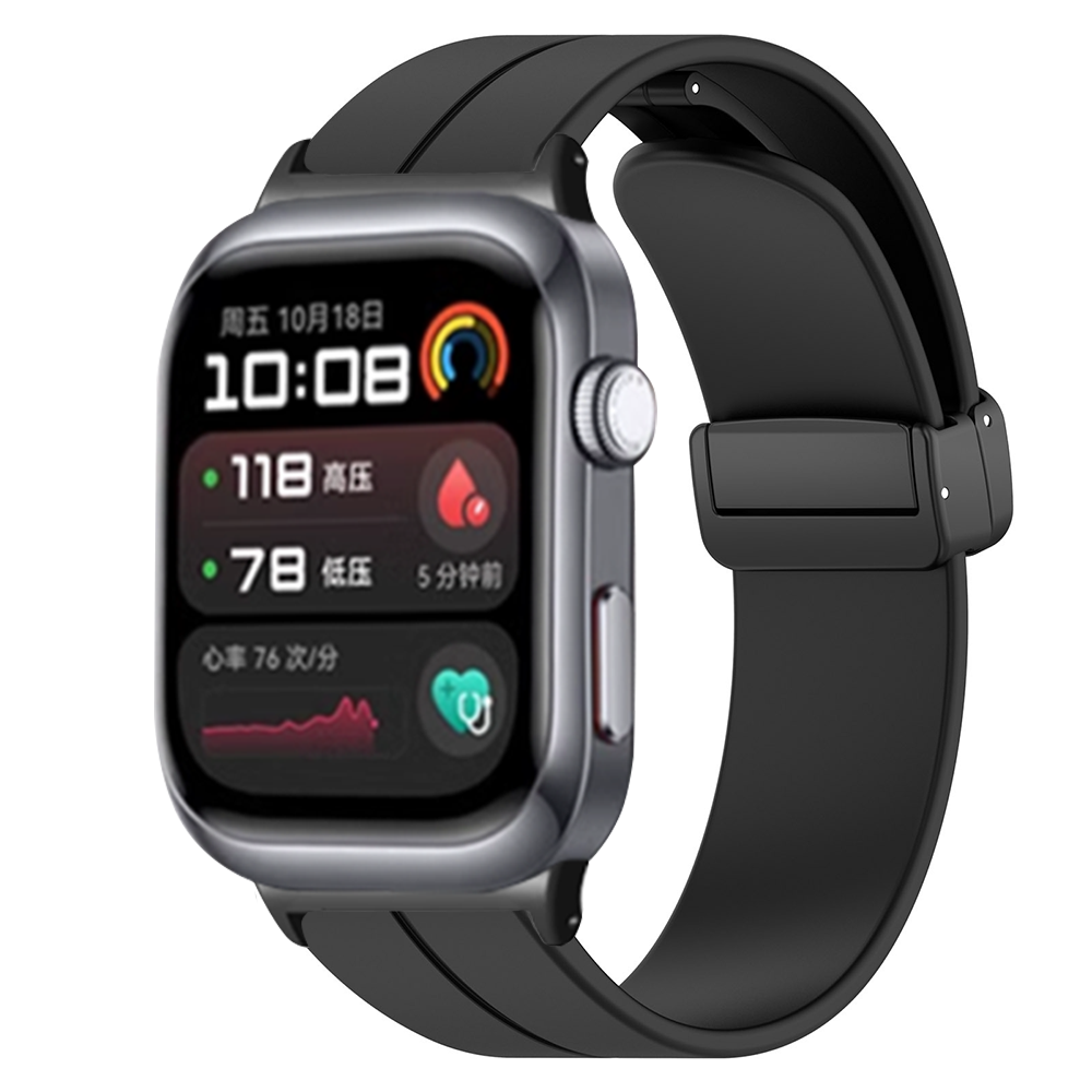 Bracelet silicone avec D-buckle Huawei Watch D2 (noir)