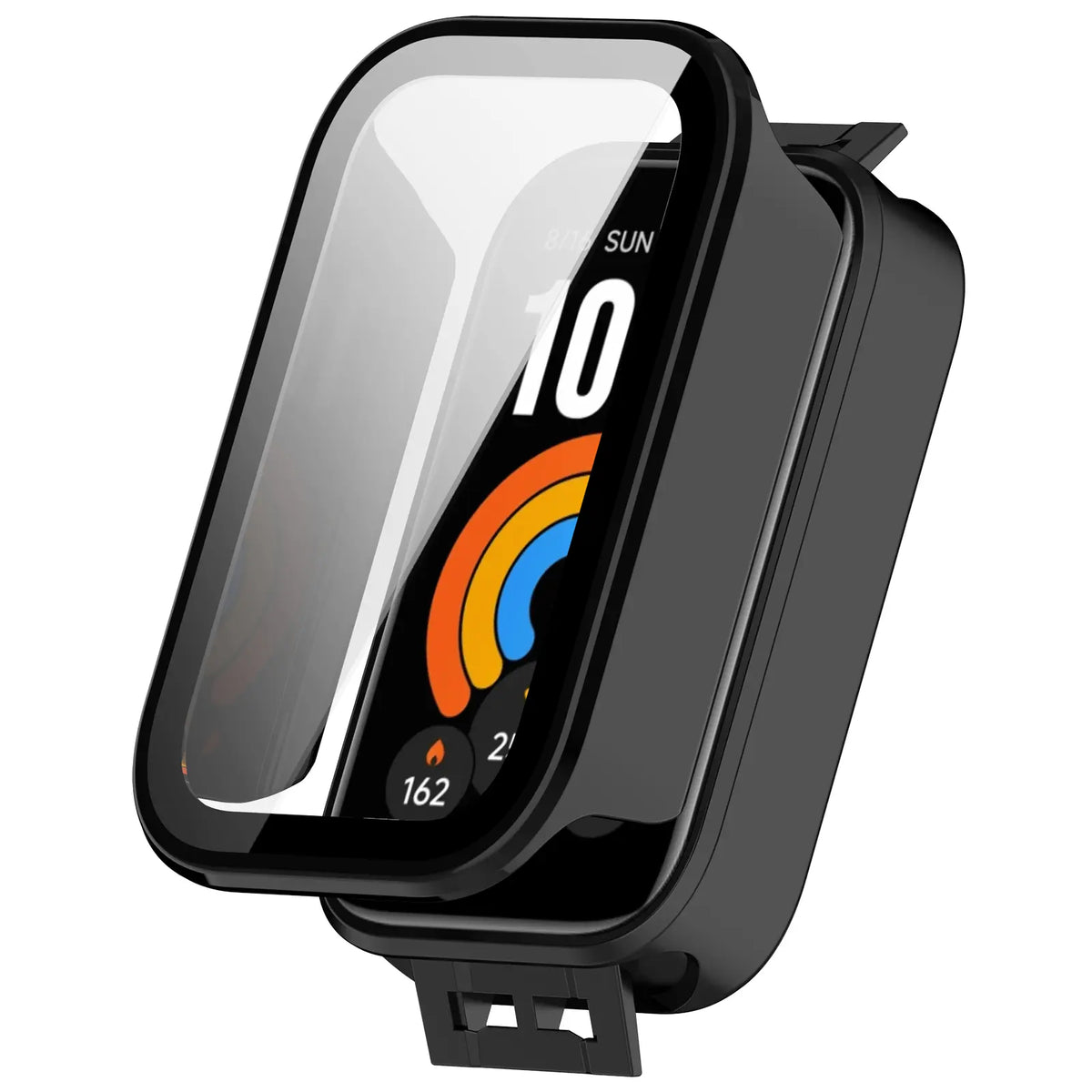 Coque PC avec verre Xiaomi Smart Band 11 Active (noir)