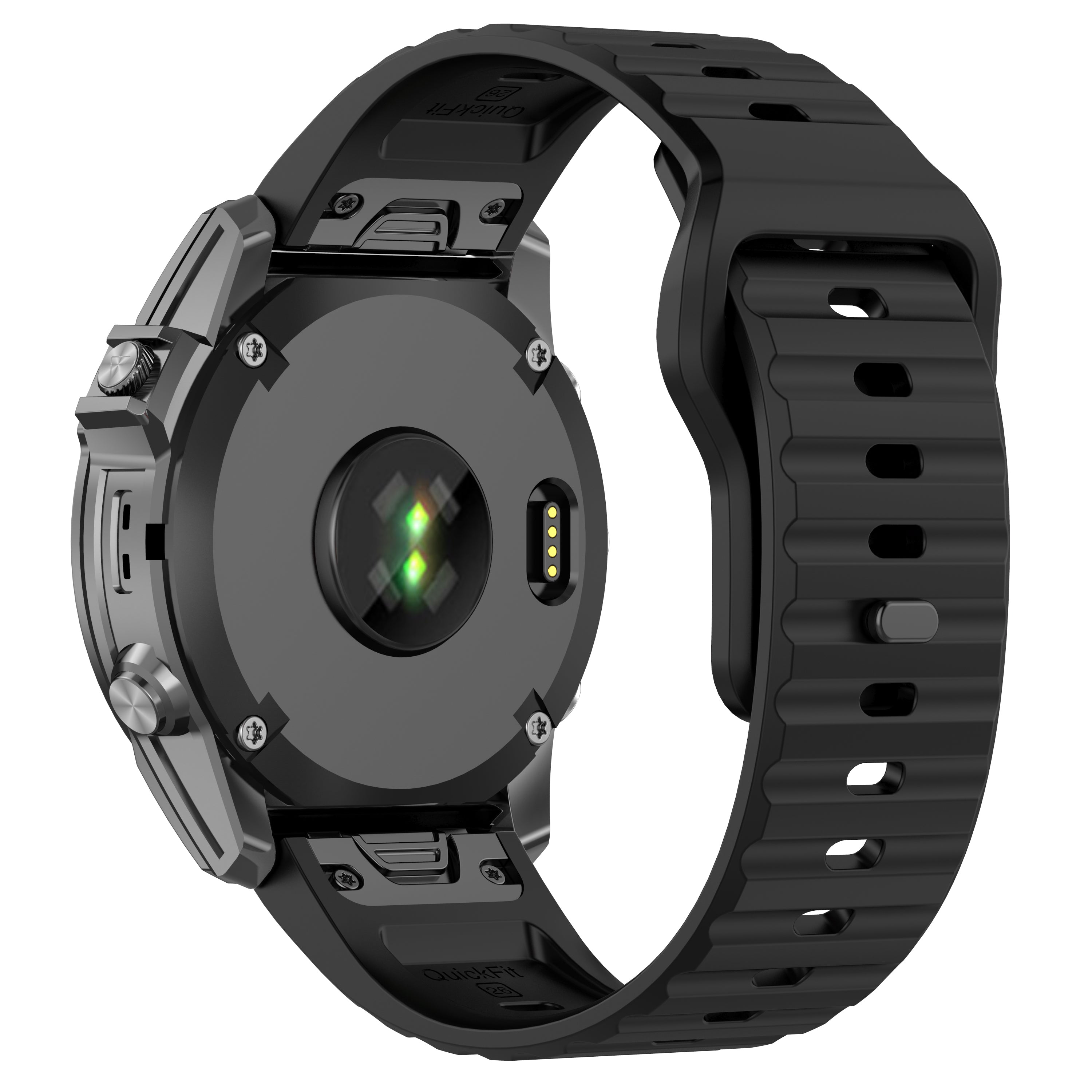 Bracelet silicone outdoor Garmin Tactix 7 (noir)