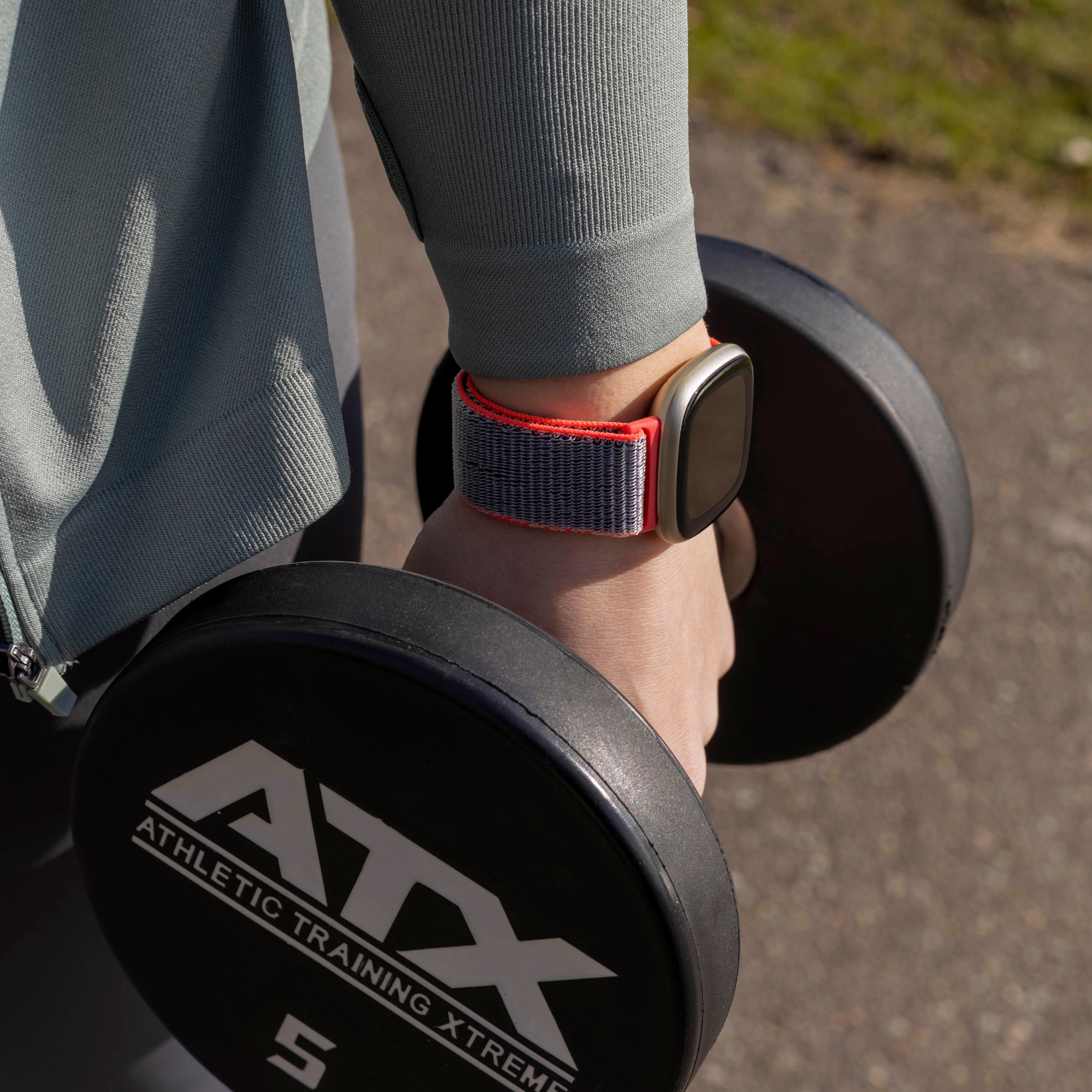 Fitbit Sense Nylon Strap (Light Powder)