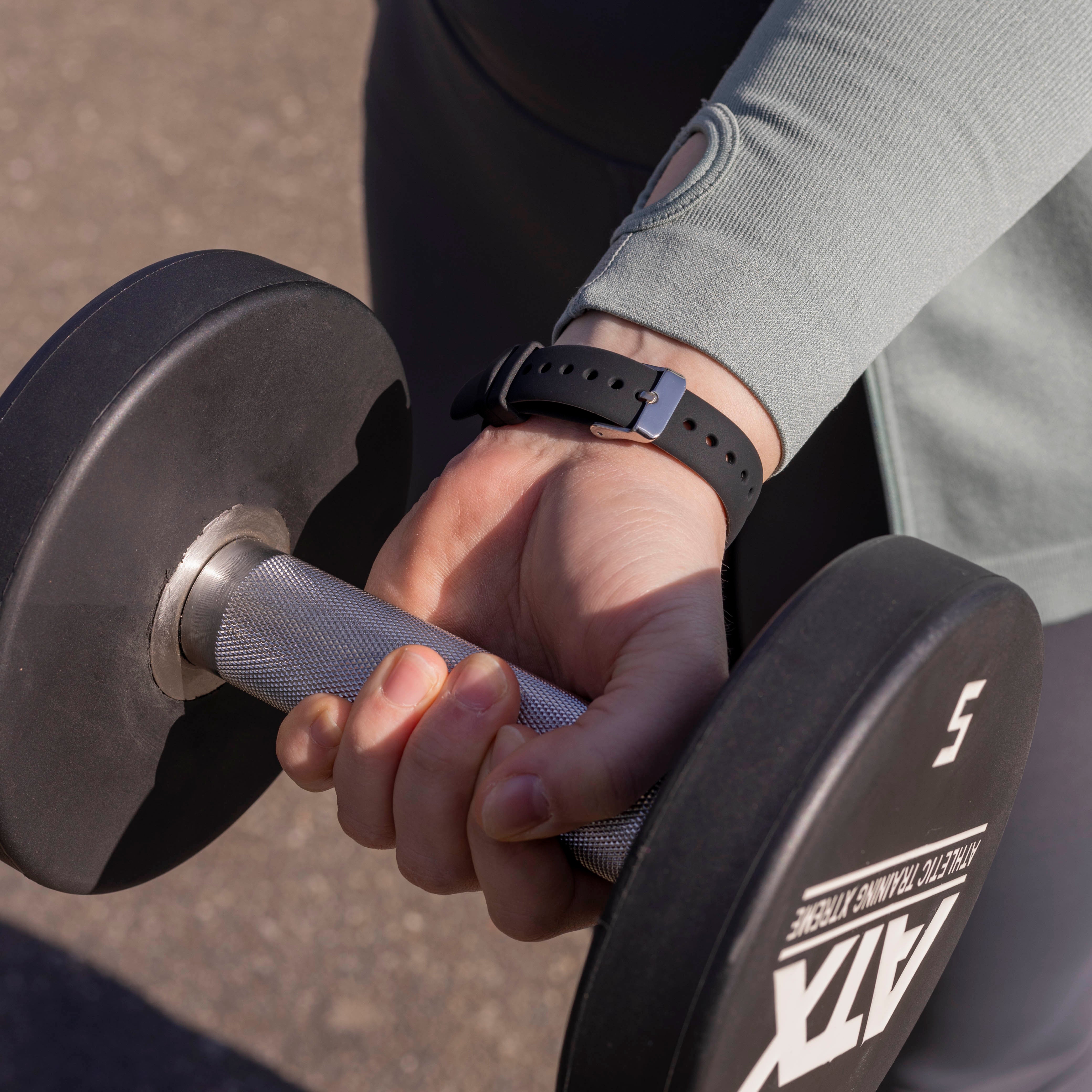 Bracelet silicone de luxe Fitbit Versa 3 (noir)