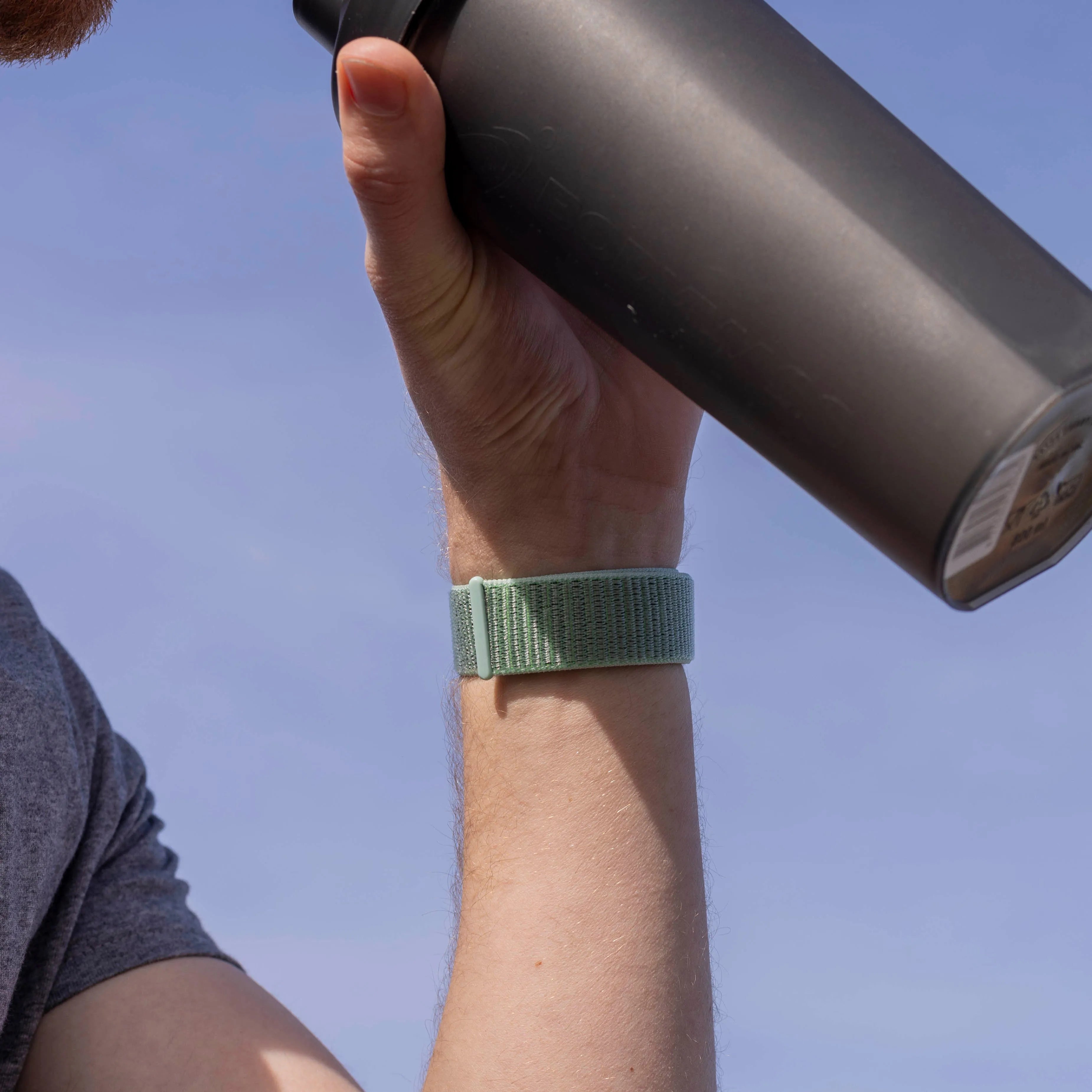 Bracelet nylon Fitbit Sense (vert menthe)