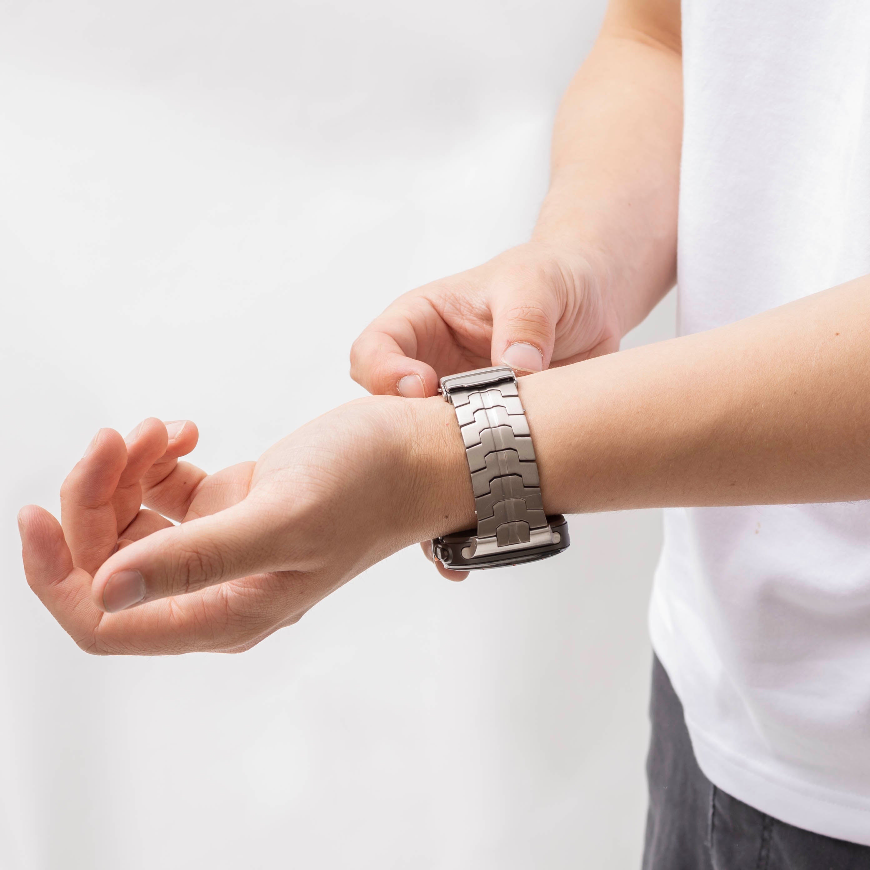 Bracelet titane 'Iron' Samsung Galaxy Watch Ultra (argent)