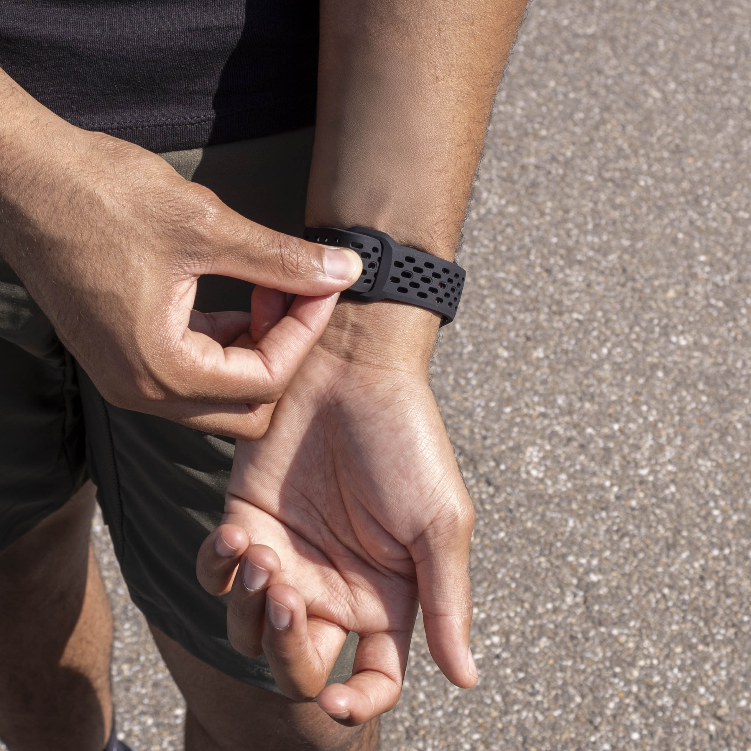 Bracelet silicone Air Samsung Galaxy Watch 8 - 44mm (noir)