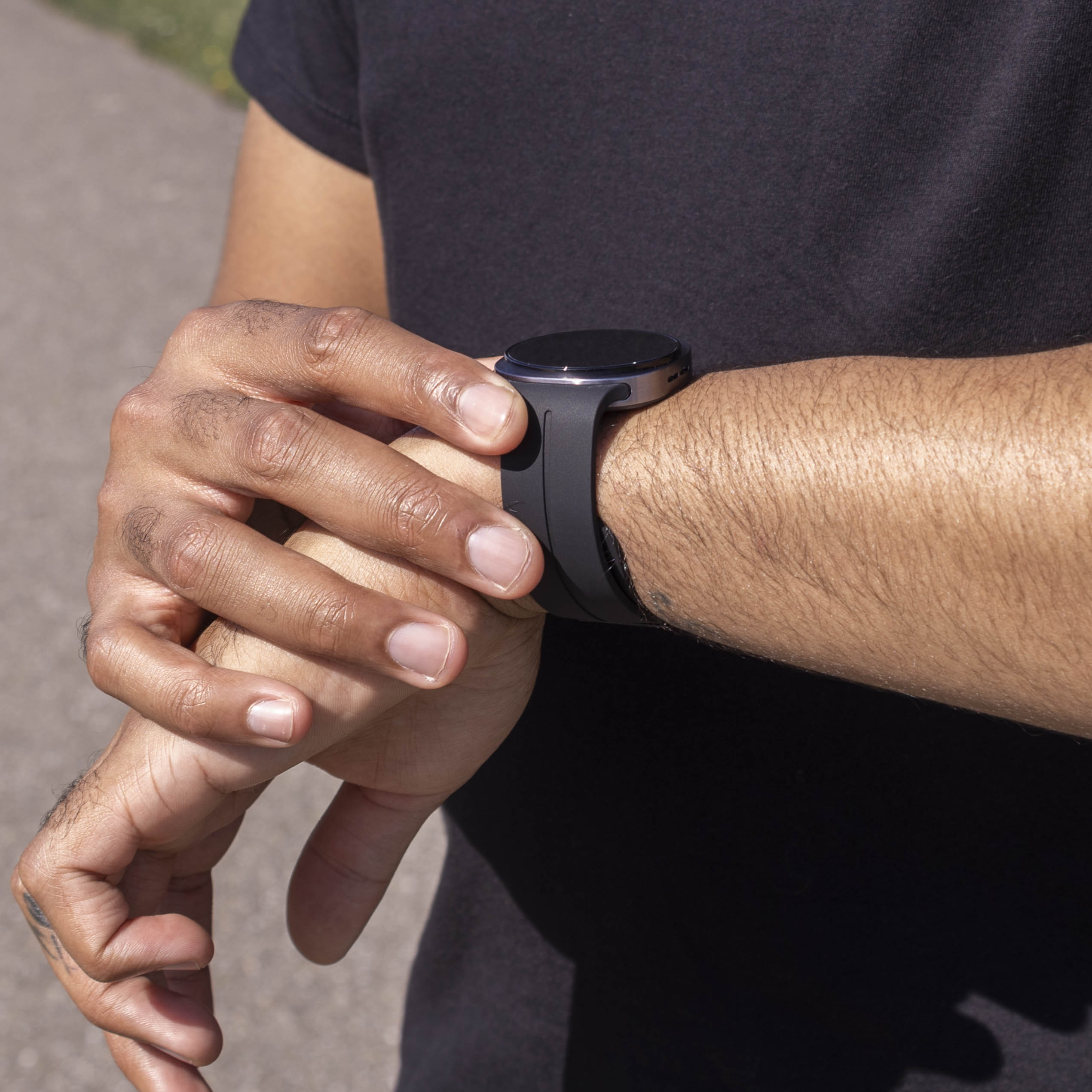 Bracelet silicone avec boucle Samsung Galaxy Watch 8 - 40mm (noir)