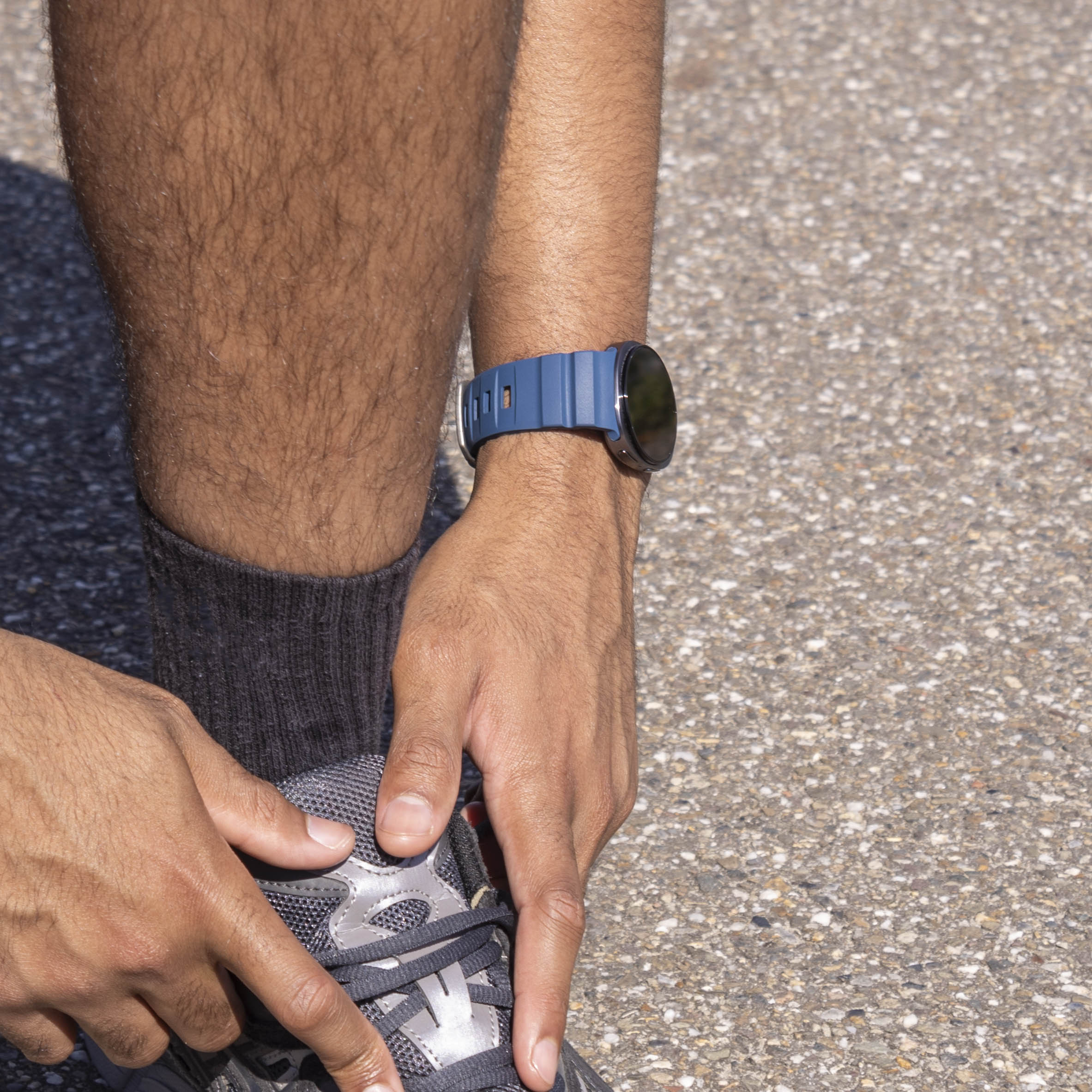 Samsung Galaxy Watch 8 - 44mm Extreme Silicone Strap (Dark Blue)