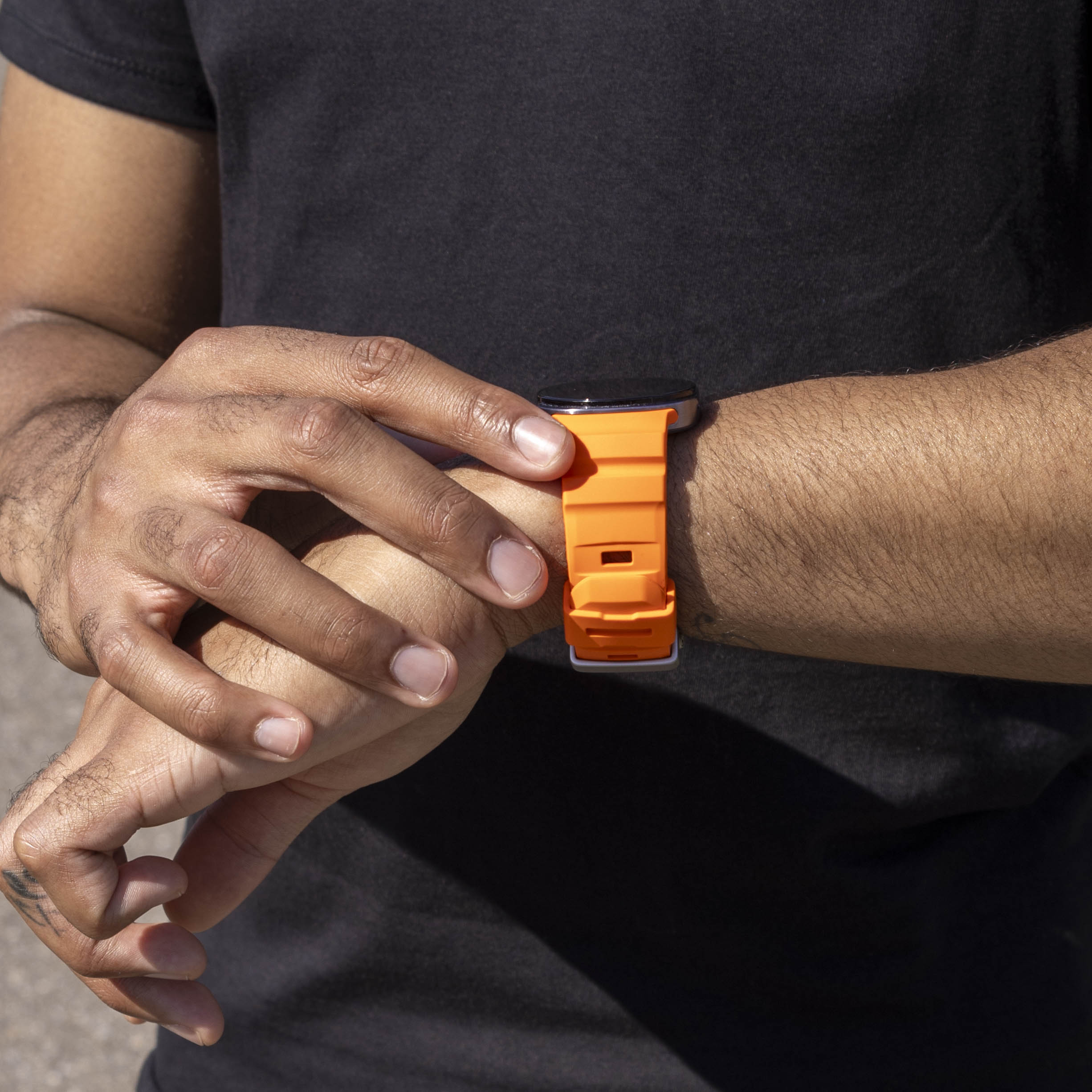 Bracelet silicone Extreme Samsung Galaxy Watch 8 - 44mm (orange)