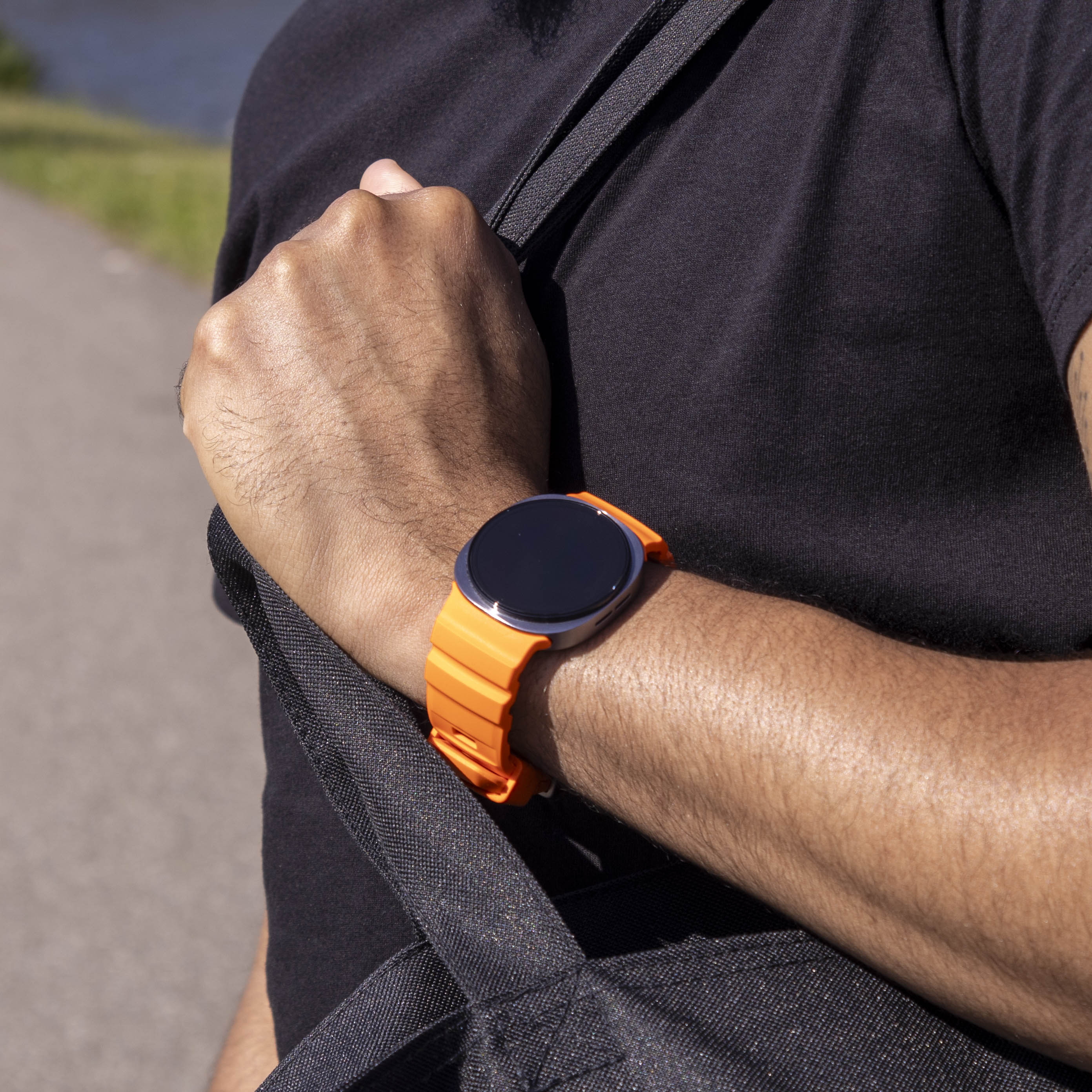 Bracelet silicone Extreme Samsung Galaxy Watch 8 - 44mm (orange)