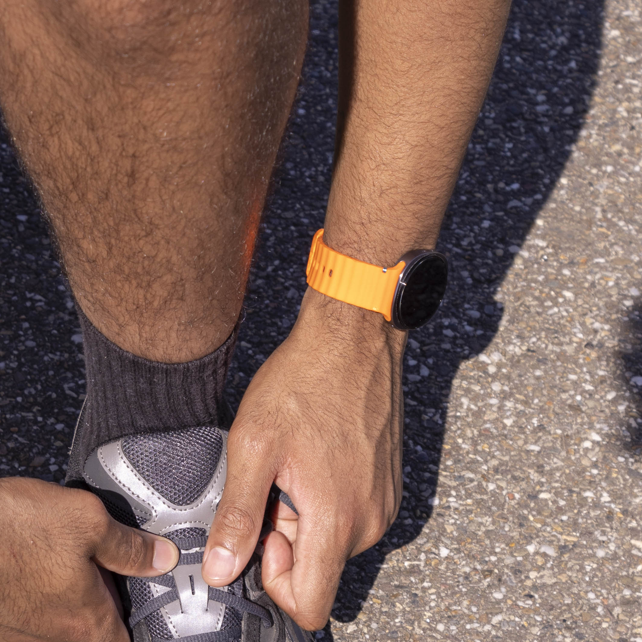 Samsung Galaxy Watch 8 Classic Wave Silicone Strap (Orange)