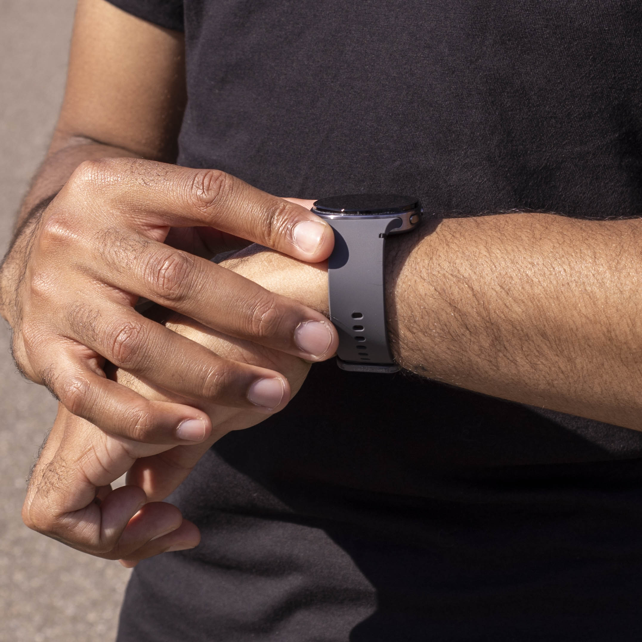 Samsung Galaxy Watch 8 Classic Silicone Strap (Dark Grey)