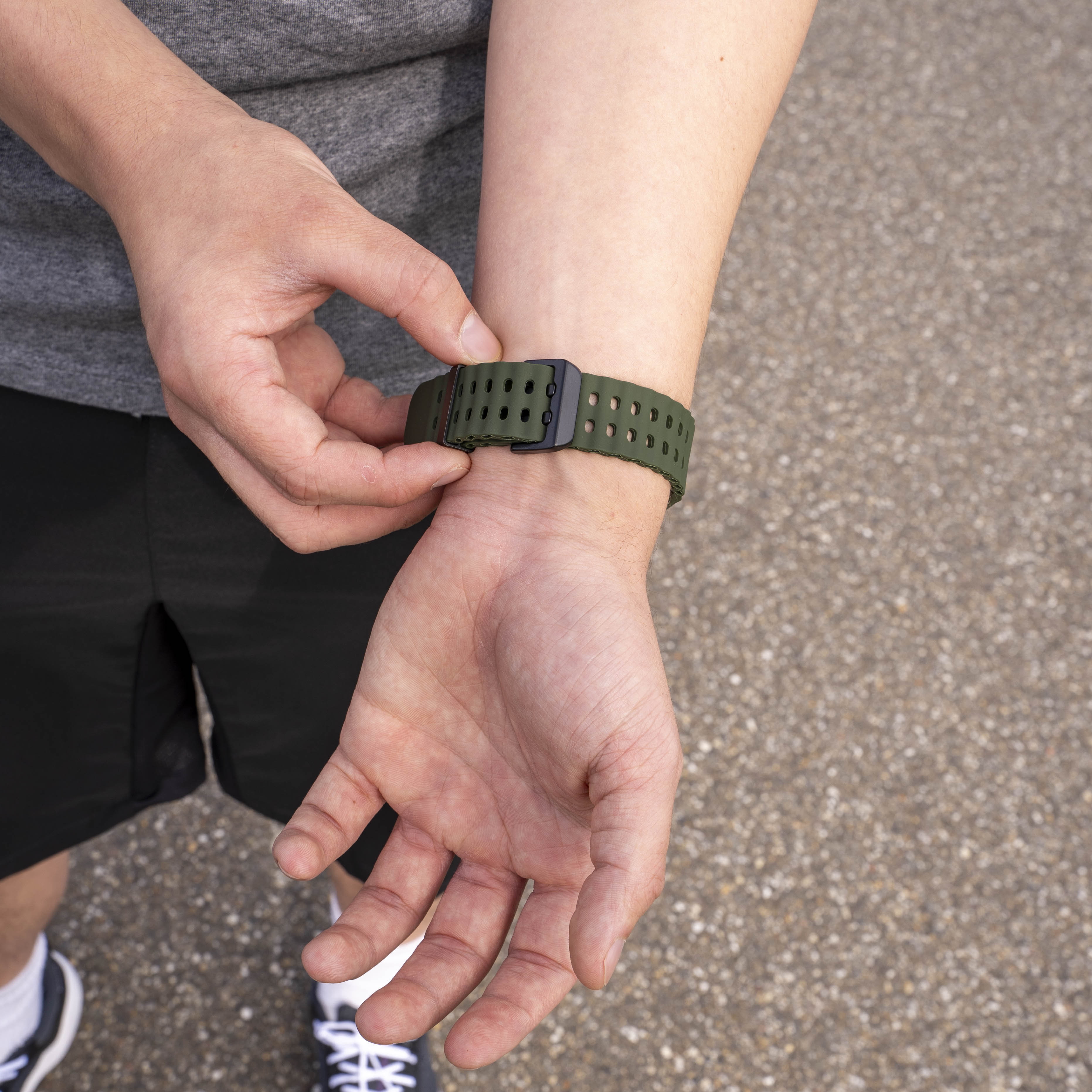 Bracelet Ocean Samsung Galaxy Watch 8 - 44mm (vert militaire)