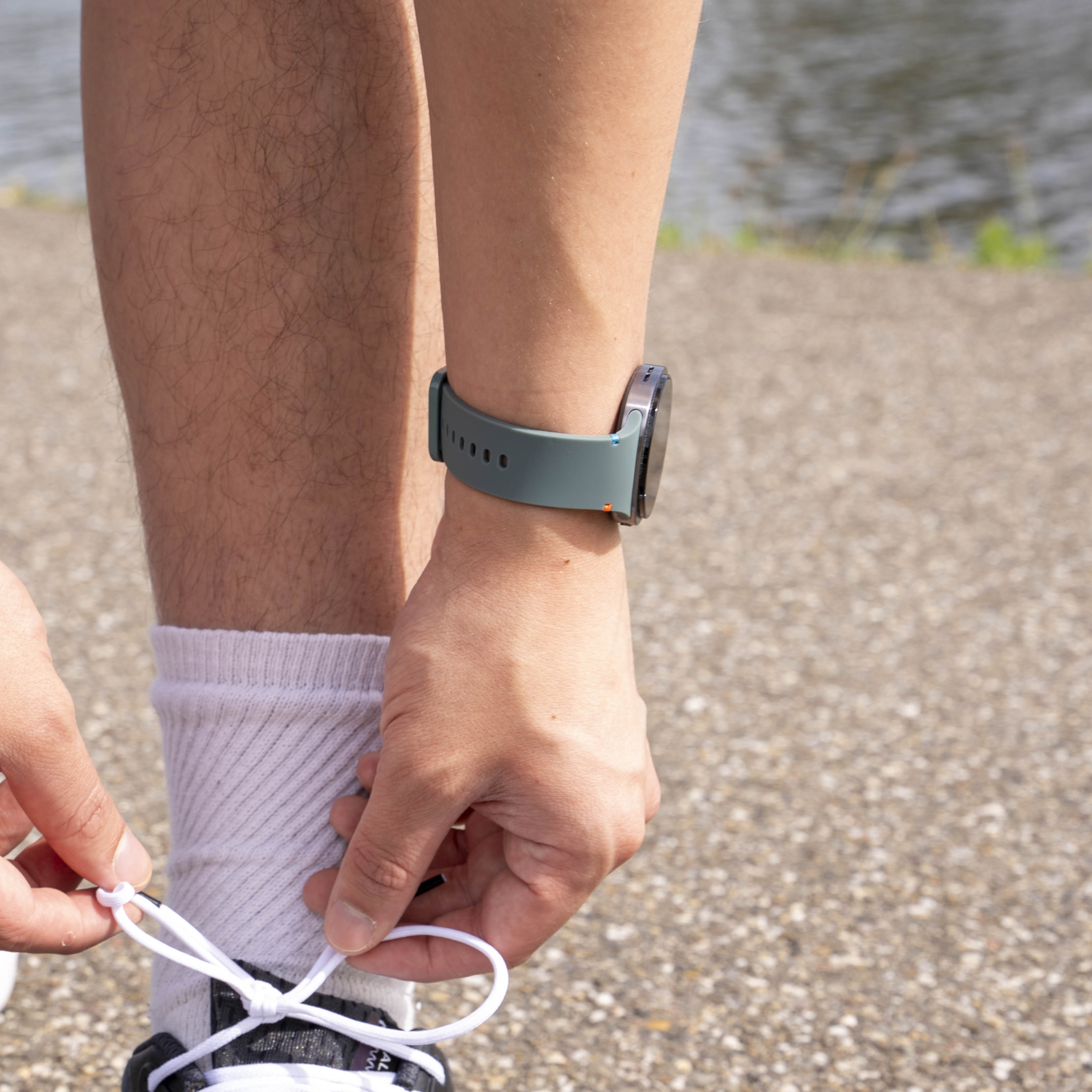 Bracelet silicone Samsung Galaxy Watch 8 - 44mm (vert sapin)